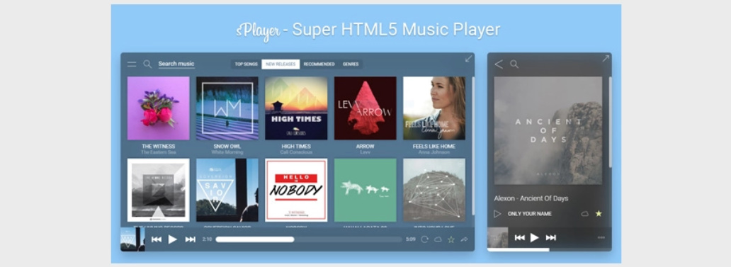 sPlayer Super HTML5 Music Player