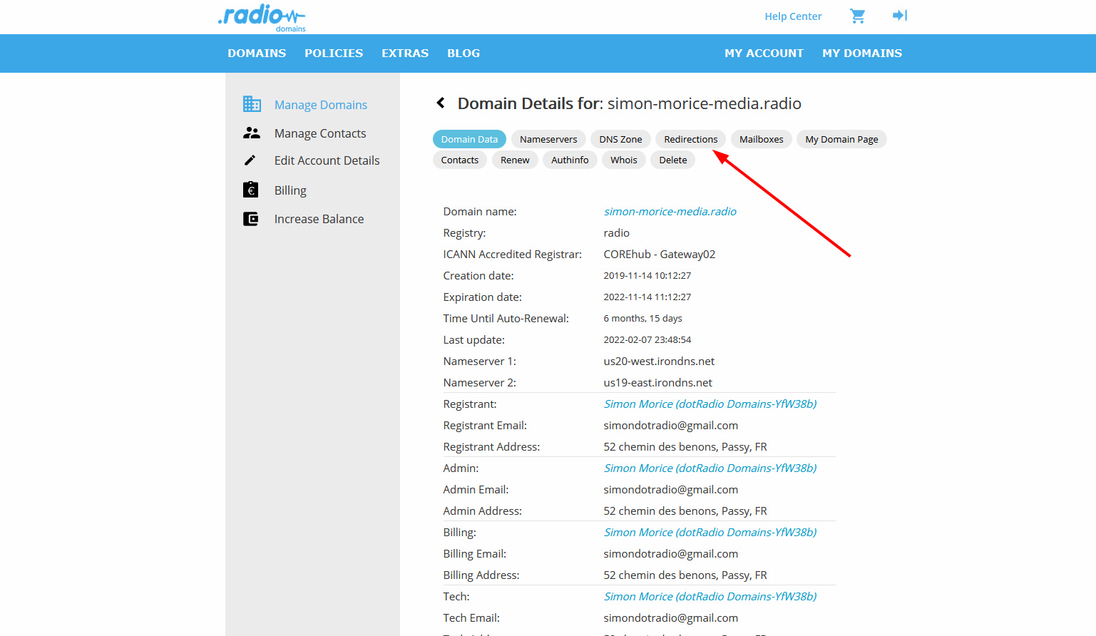 step 3.2 edit your domain