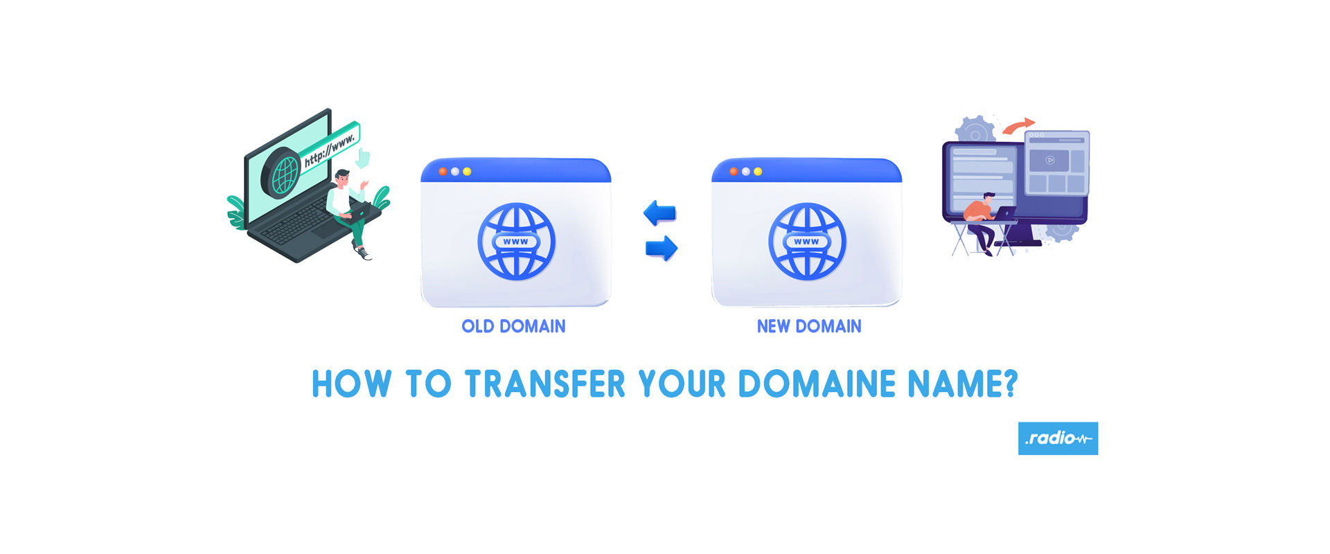 How to transfer domain name